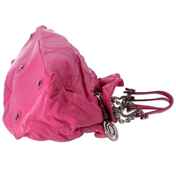 Christian Dior Le Trente Shoulder Bag Pink Quilted Leather - Picture 10 of 12